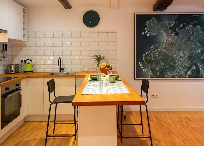 Galeria En La Marina Апартаменты Ла-Корунья